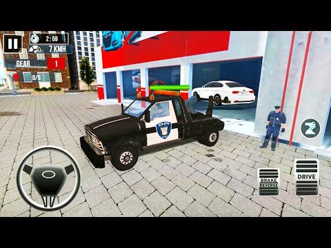 City Police Tow Truck Driving #2 - Car Towing Simulator - Android Gameplay
