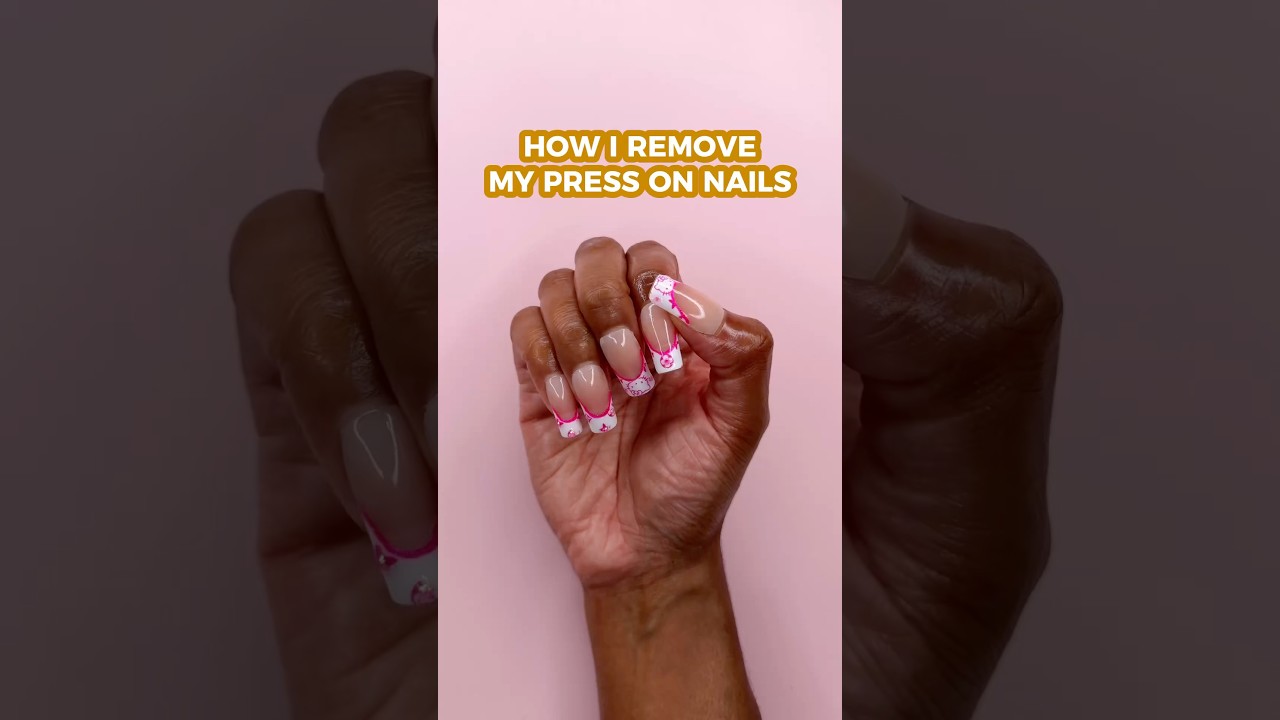 How I Remove My Press On Nails | Best Nail Glue Remover