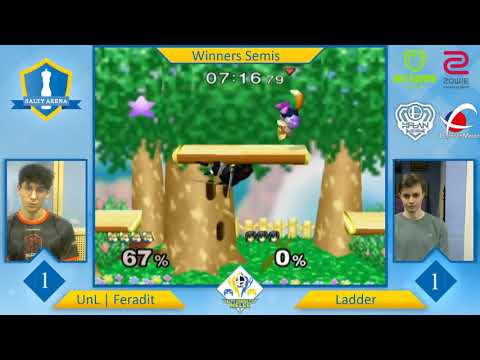 Salty Arena Cup Melee #1 [NTSC] - Winners Semi - Ladder (Marth) vs Feradit (Fox)