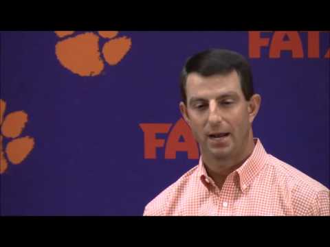 TigerNet.com - Dabo Swinney on what true pressure is