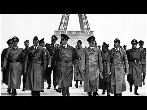 Hitler's triumphant tour of Paris, 1940