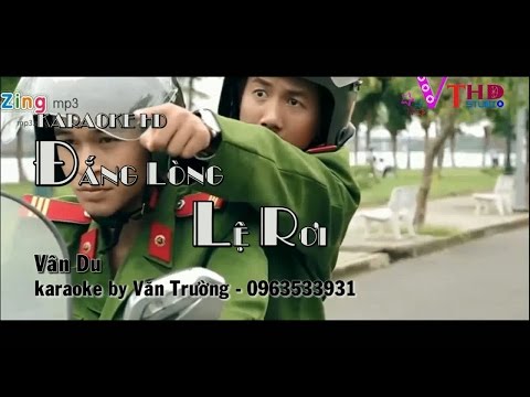 [karaoke] Đắng Lòng Lệ Rơi (full HD) - Vân Du - Văn Trường Studio