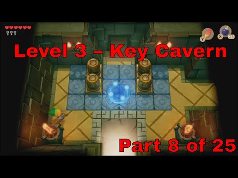 The Legend of Zelda: Link's Awakening - Level 3 – Key Cavern (Guide/Walkthrough Part 8 of 25)
