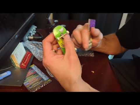 Faymus Deck Unboxing/Setup   #fingerboard #unboxing #dynamicfb #recommended #fyp #skatehand #kg