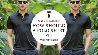 How Should A Polo Shirt Fit? - Men's Clothing Fit Guide - Pi