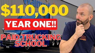 $110,000 The First Year | Walmart Truck Driver Training Program!!