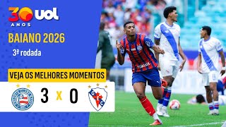 BAHIA FAZ 3 E DERROTA GALÍCIA NO CAMPEONATO BAIANO