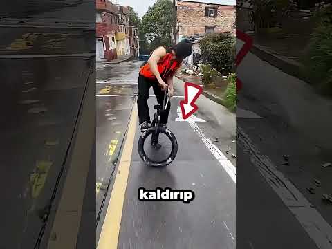 Bisikletin frenleri tutmuyordu🥰