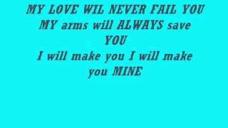 MY LOVE WILL NEVER FAIL YOU by: Marie Hines