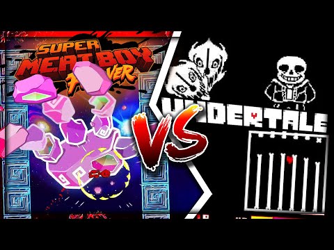 This boss may be harder than Sans (Super Meat Boy Forever)