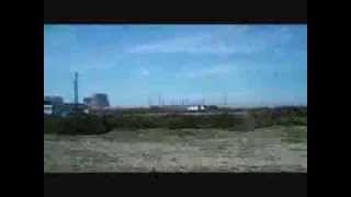 preview picture of video 'Motorway M20 across the Romney Marsh to Dungeness Power Station'