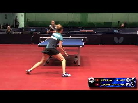 5. KREKINA - VOROBYOVA #RUSSIAN #Championships #tabletennis #настольныйтеннис