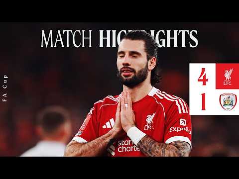 FA 컵 하이라이트: 리버풀 4-1 반슬리 | Szoboszlai & Frimpong Rockets, Wirtz & Ekitike 링크 업!