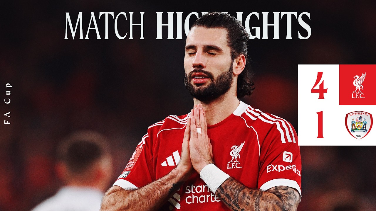 Liverpool vs Barnsley Highlights and Goals Season 2025/2026