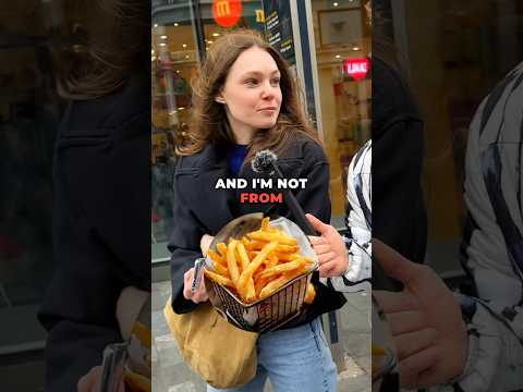 Guess The Country:  French fries and obsession with Stromae? 🍟🎵 #language #culture #dutch #food
