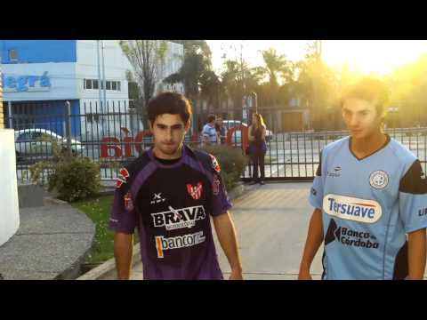 Ramos, de Belgrano, y Canever, de Instituto.MOV