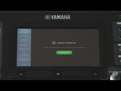 Initializing the TF - Yamaha TF Quicktips ep22