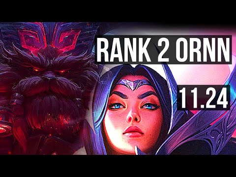 ORNN vs IRELIA (TOP) | Rank 2 Ornn, 1200+ games, 5/1/0 | EUW Grandmaster | 11.24