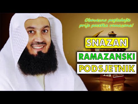[POGLEDAJTE PRIJE RAMAZANA] Predavanje sa Prijevodom |Motivacioni Govor - Mufti Menk|