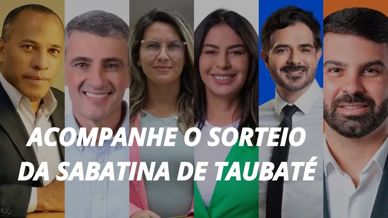 ELEIÇÕES 2024: Acompanhe o sorteio ao vivo dos candidatos para a Sabatina