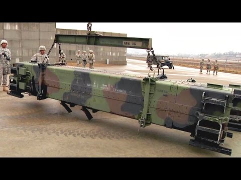 MIM-104 Patriot Missile Set Up at Osan Air Base