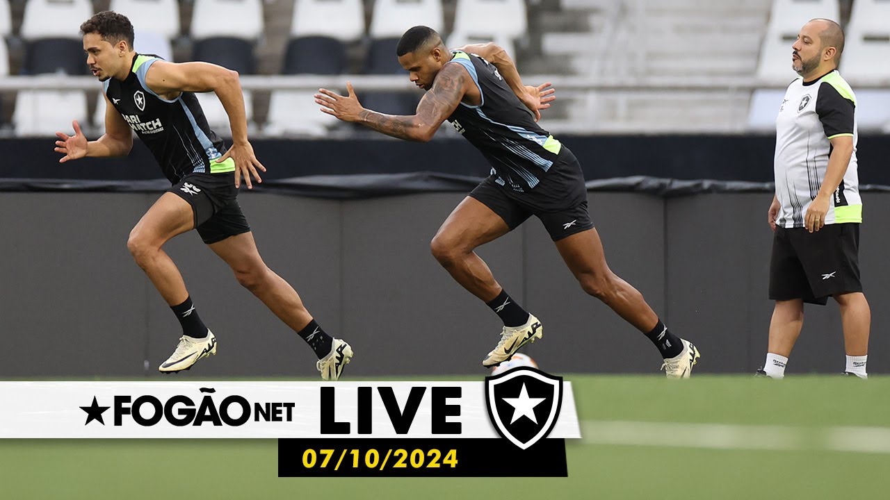 LIVE | Botafogo define programação de treinos durante a data-Fifa