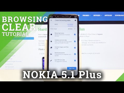How to Clear Browsing Data in NOKIA 5.1 Plus – Erase Browser History