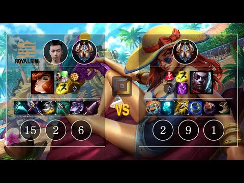 RNG Able Miss Fortune vs Ekko Bot - KR Challenger Patch 10.10