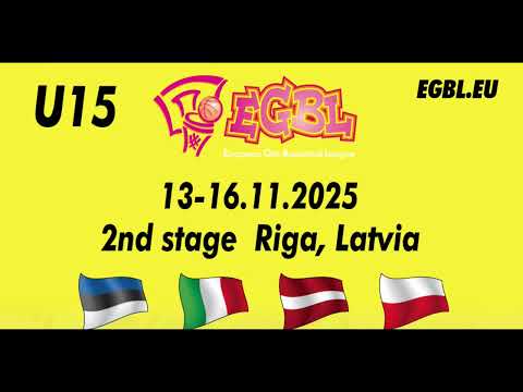 U15EGBL Liepaja LSSS - BS Riga/Jugla | Nov 15, 2025, 10:30 AM