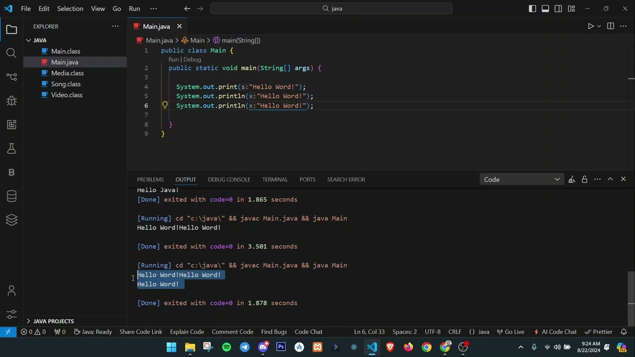 JAVA OOP - VARIABLES AND DATA TYPES