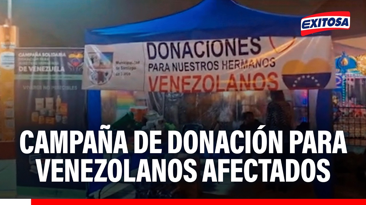 🔴🔵 Punto de acopio en Santiago de Surco para venezolanos damnificados tras doble terremoto