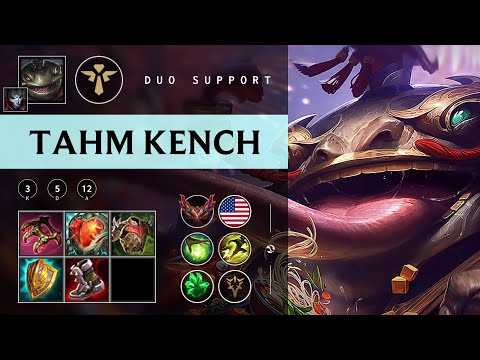 Tahm Kench Support vs Thresh - NA Grandmaster Patch 25.24