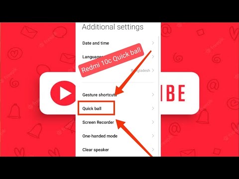 How to use Quick ball on your redmi 10c device 😱😱