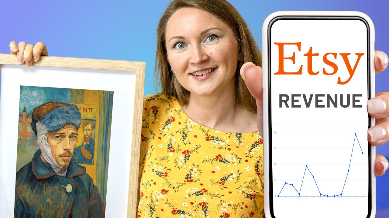 I Tried Selling AI Wall Art Prints for 30 Days (My Print on Demand Challenge)