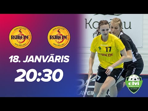 🎥 ELVI florbola līga: Rubene-1 - Rubene (18.01.2022)