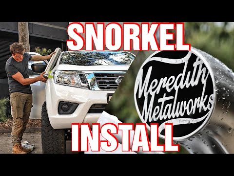 Stainless Steel Snorkel Install | NP300 Navara | + Promo Code #ShedSessions #NP300
