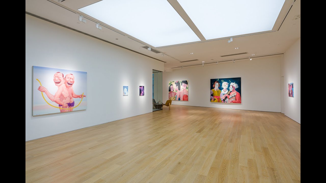 Yue Minjun Solo Exhibition - Smile at the Flower Sermon Walk through (Hong Kong)