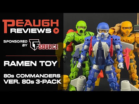 Video Review: Ramen Toy 80s COMMANDERS - Ver. 80s 3-pack