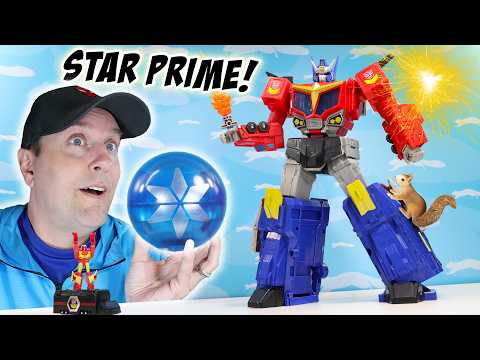 Transformers The Thirteen Star Optimus Prime Age of the Primes Hasbro Robot Review