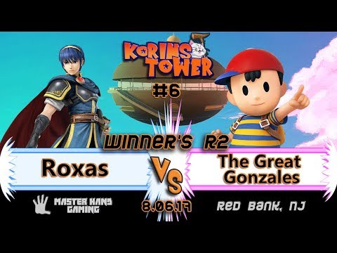 Korin's Tower 6 - Roxas (Marth) vs. The Great Gonzales (Ness) - Winner's R2