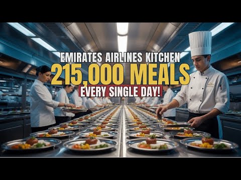 Behind The Scenes: How Emirates Airlines Prepares 215,000 Delicious In-Flight Meals Daily!