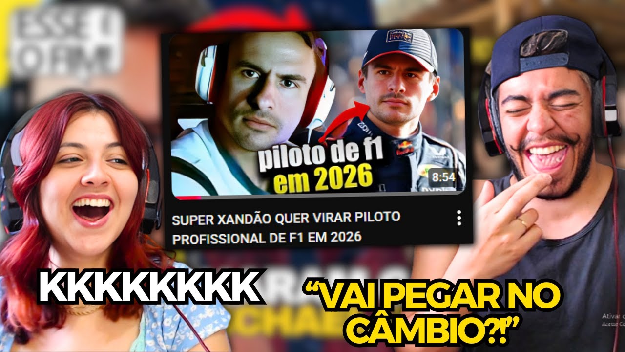 SUPER XANDÃO QUER VIRAR PILOTO PROFISSIONAL DE F1 EM 2026 (O COPRÓLITO) | REACT