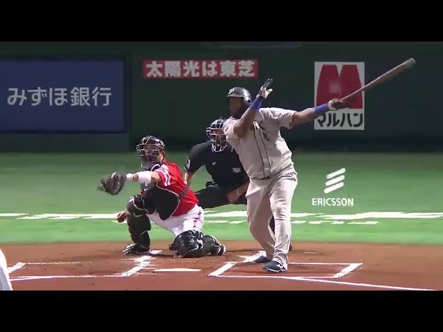 【1回表】バファローズ・ペーニャが逆方向に先制タイムリー!! 首位奪還へ先手を奪う!! 2014/9/2 E-H