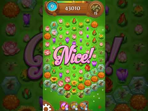 Blossom Blast Saga 705 level. No boosters. 3 stars.