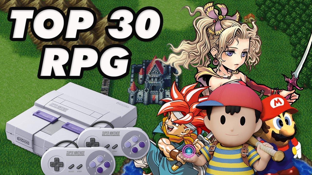 Top 30 RPG de Super Nintendo || Melhores RPG's de SNES || Nerd Nintendista
