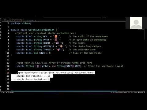 [JAVA]: Lab 04 - Robot Grid Navigation Walk- through
