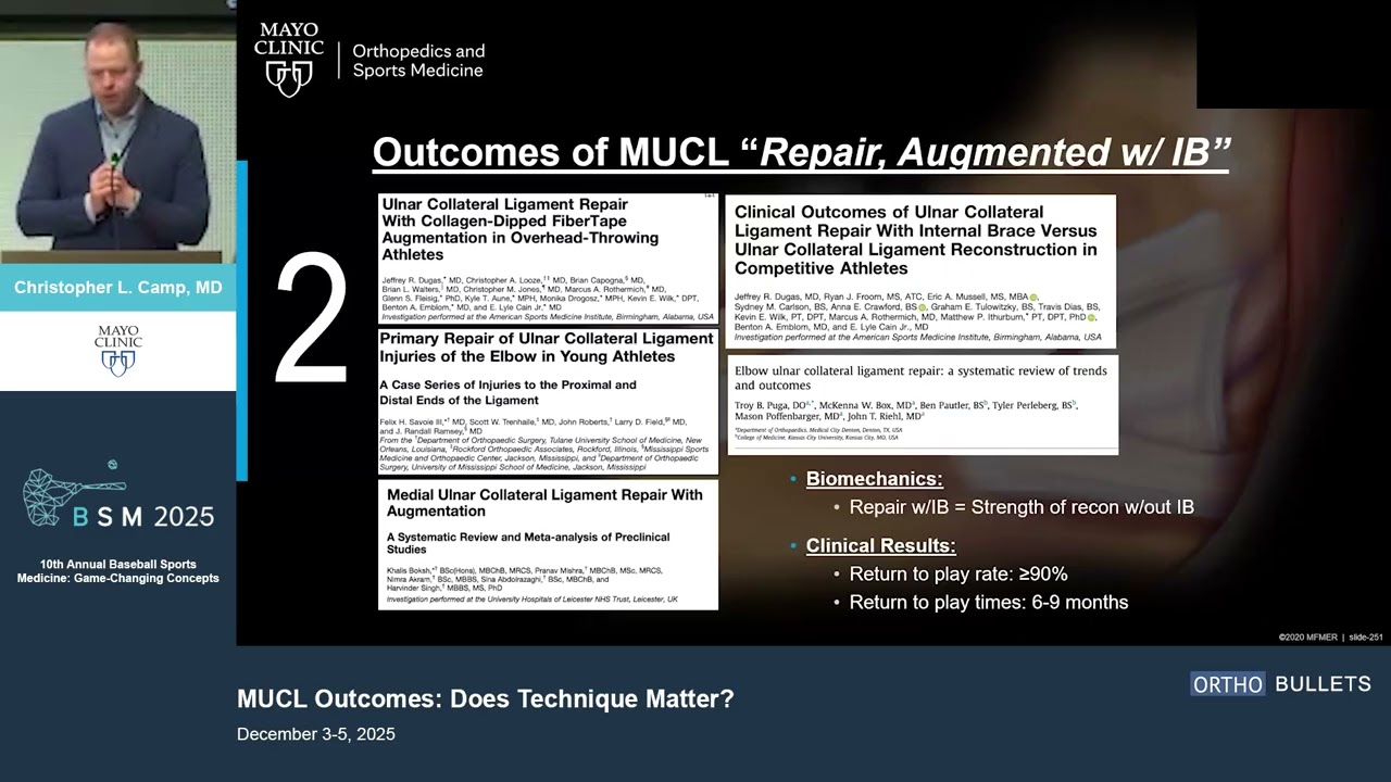 MUCL Outcomes_Does Technique Matter_Christopher L. Camp MD