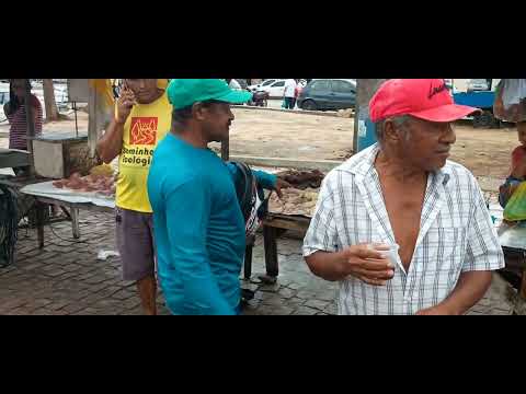 Feira livre de Santa Maria Rio grande do Norte muita chuva