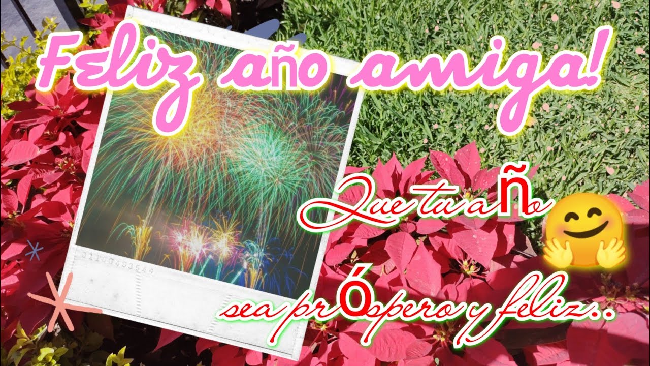 feliz año nuevo amiga! Que tu año sea prospero a la distancia mis mejores deseos para ti