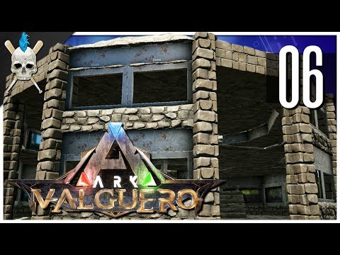 ARK: Valguero - BASE BUILDING! Starting Our Stone / Metal Circular Base! Part 1 [S1-E06]